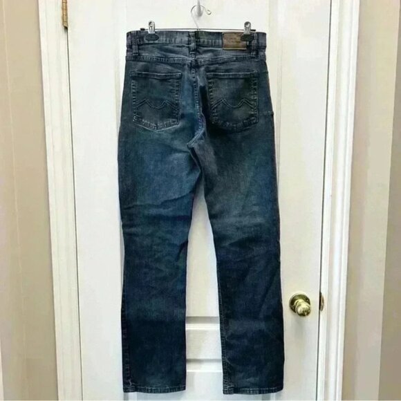 Urban Star Men’s Jeans 2 Pairs Blue Size 30 Relaxed Fit Stretch Work Jeans - Picture 8 of 15